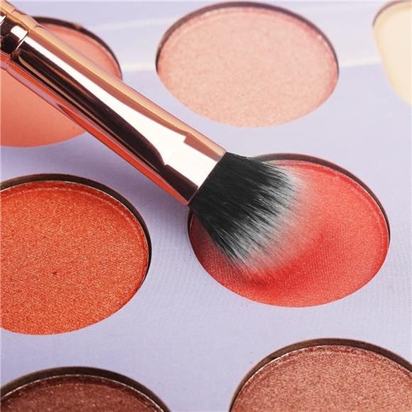 16pcs Makeup Brushes Set with 1 Eyebrow Razor Premium Synthetic Foundation Brush - Picture 3 of 7